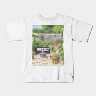 Cool Patio in Summer Kids T-Shirt